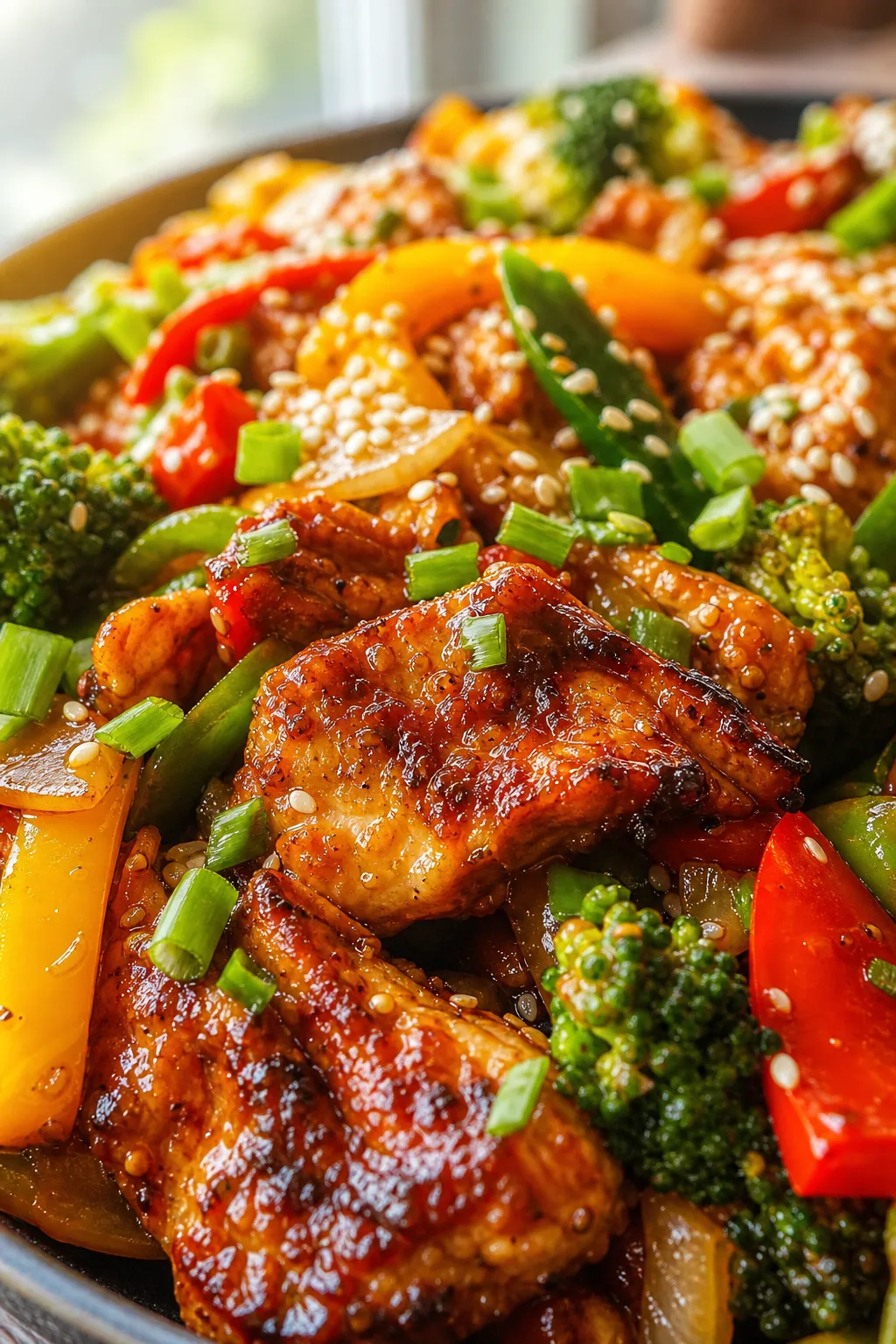Easy Air Fryer Chicken Stir Fry with Crisp Veggies in 30 Minutes