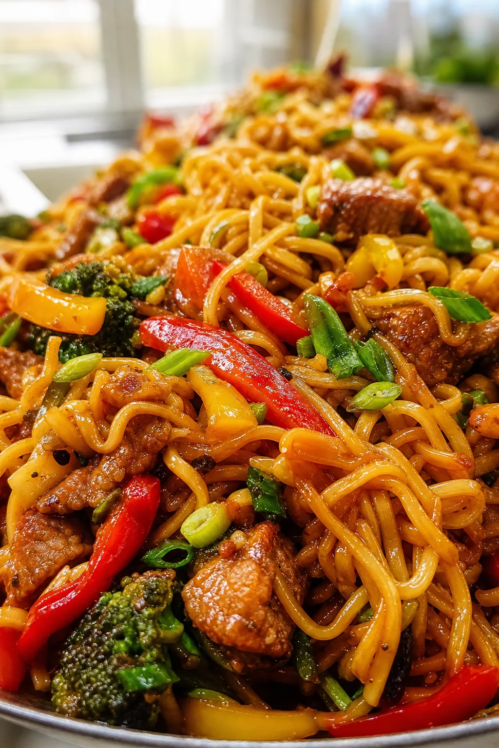Easy 30-Minute Air Fryer Chicken Stir Fry with Noodles