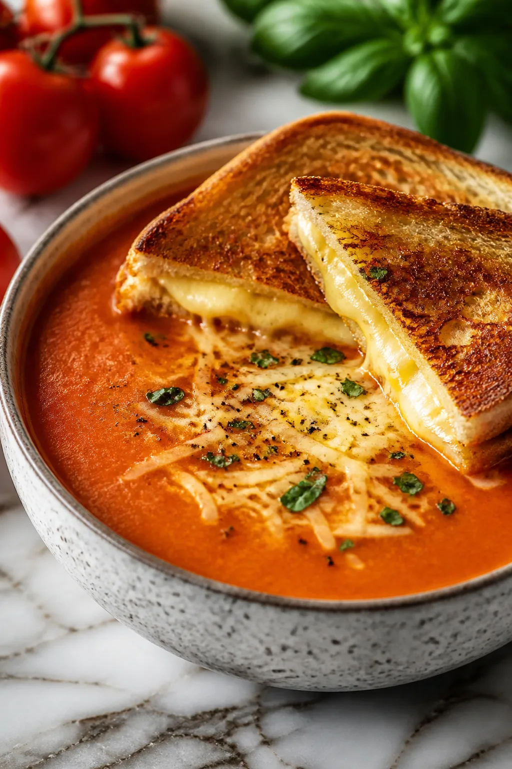 Cozy Creamy Cheesy Tomato Soup for Chilly Evenings