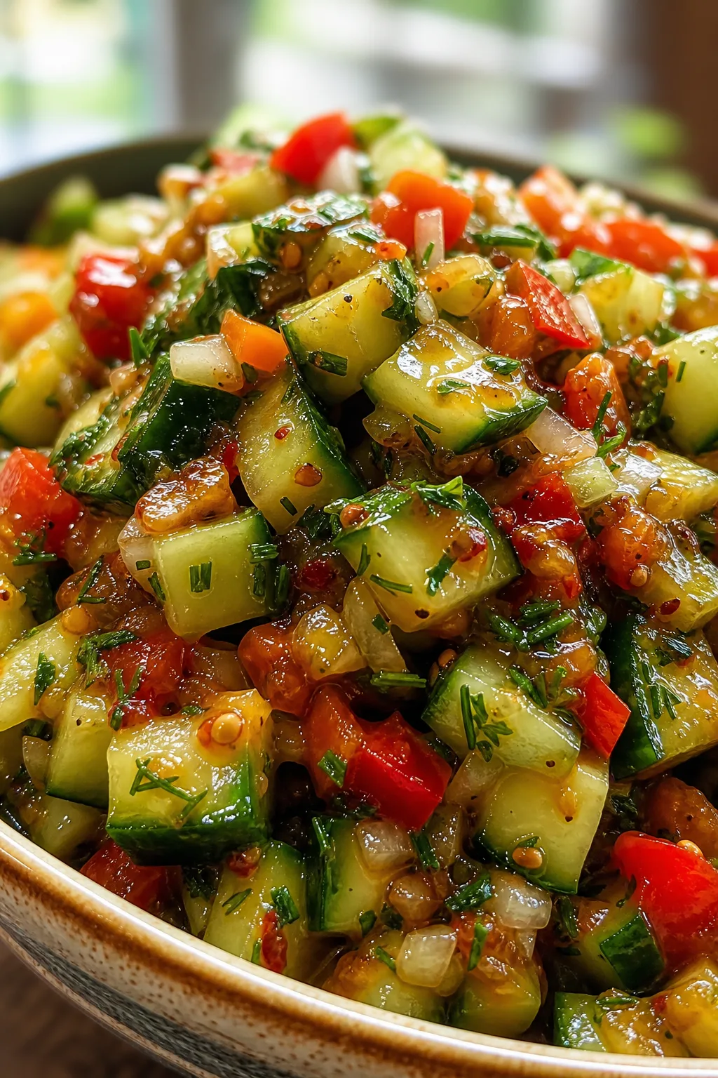 Fresh and Tangy Cucumber Salsa Perfect for Canning and Year-Round Enjoyment