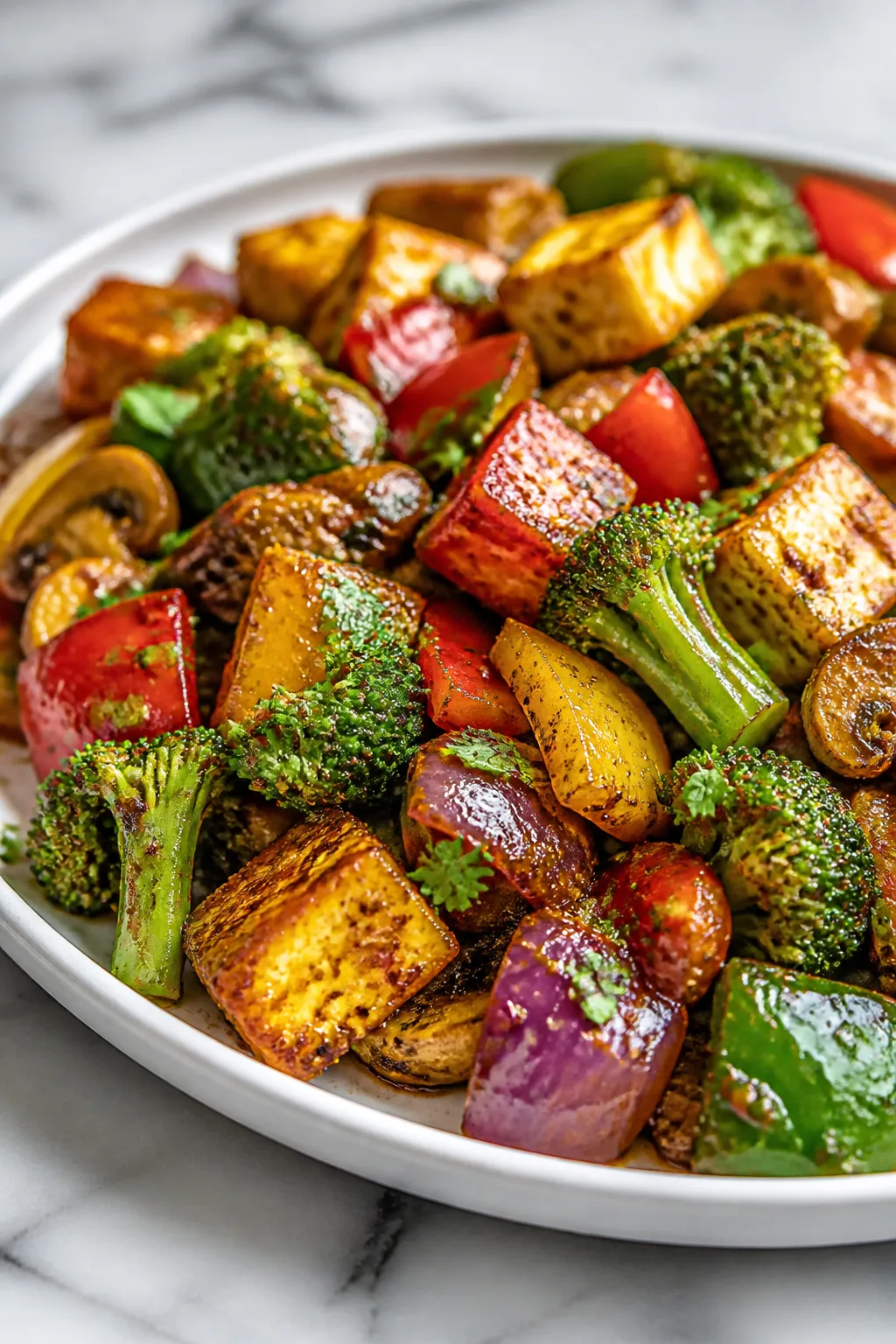 Quick and Flavorful Indian Veg Stir Fry with Mustard Seeds and Curry Leaves