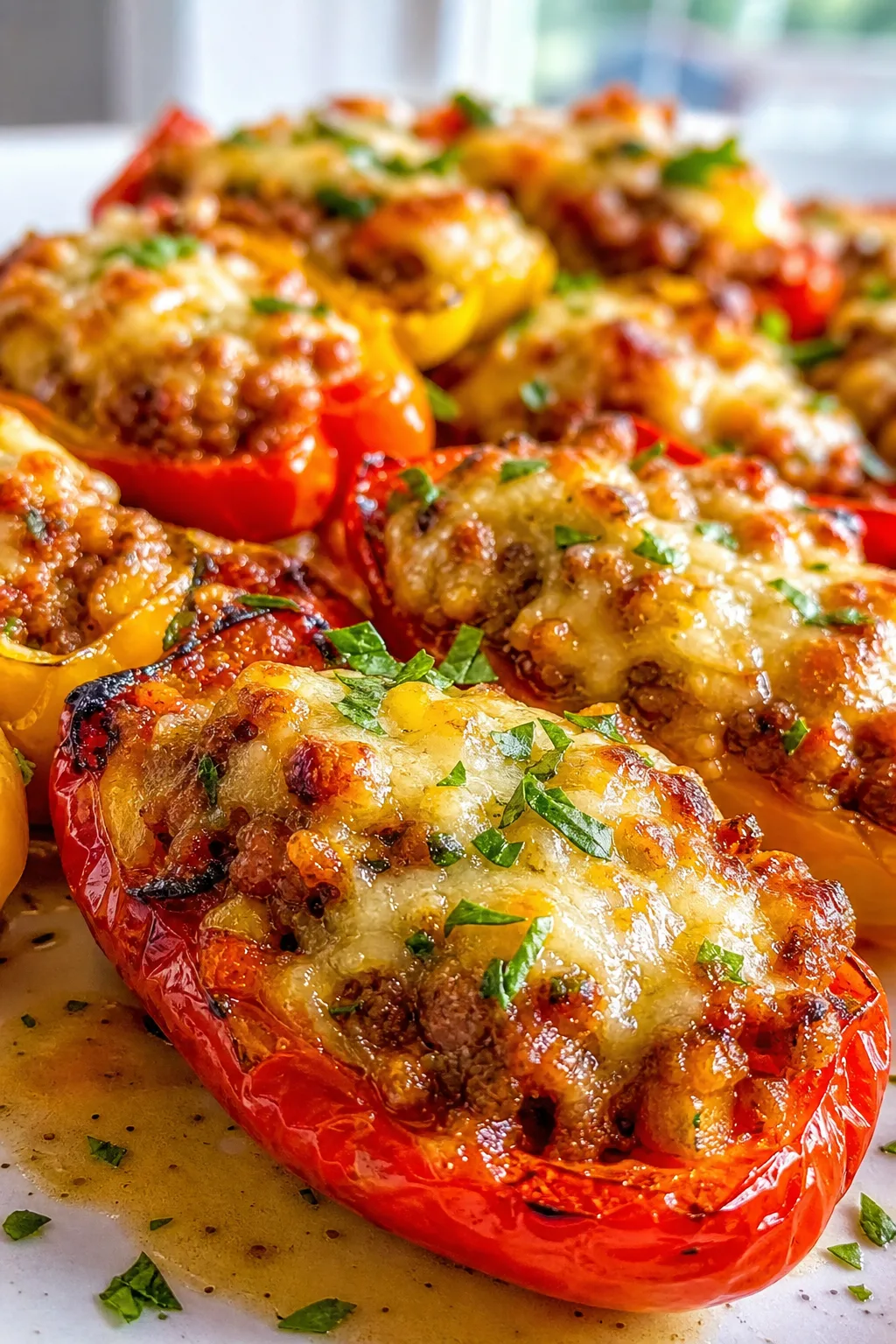 Stuffed Banana Peppers with Savory Juicy Filling for Cozy Dinners